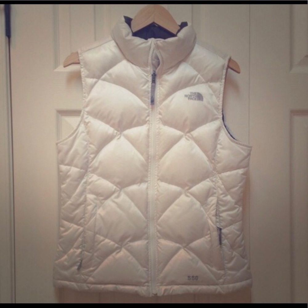 North Face anaconda 550 vest - off white color